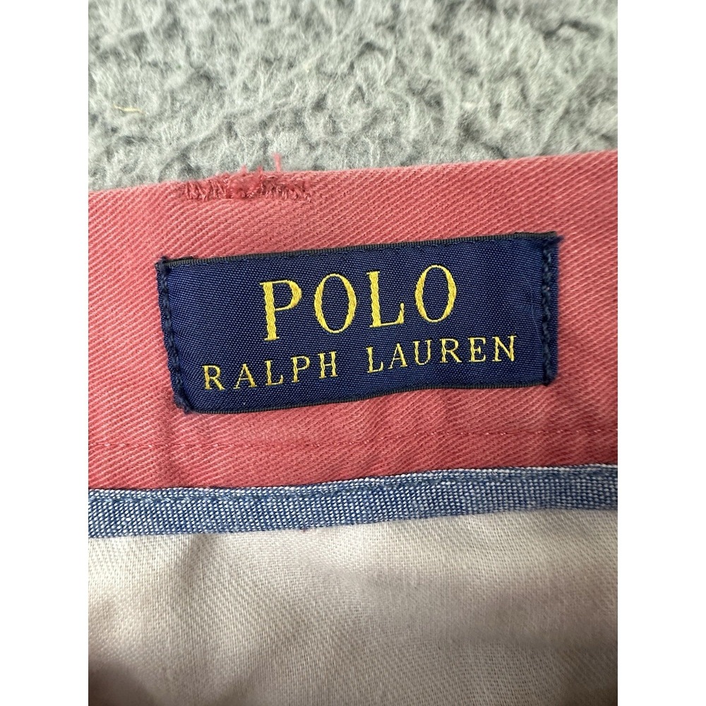 Polo Ralph Lauren Shorts Mens 42 Coral Chino Classic Fit 9" Inseam Stretch Golf - Picture 4 of 12